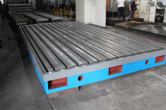 Cast Iron T Slotted Floor Plate With Level Pockets
