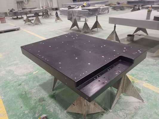 Stone Cutting Machine Base 0.01mm Resolution Granite Surface Plate Flat Block