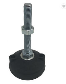 Galvanized Steel Glides Leveling Foot Reinforced Nylon Base Chemical Resistant